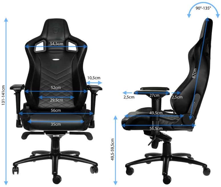 review gamestoel noblechairs epic kopen