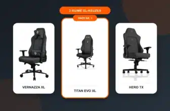 Beste gamestoel voor grotere en zwaardere mensen