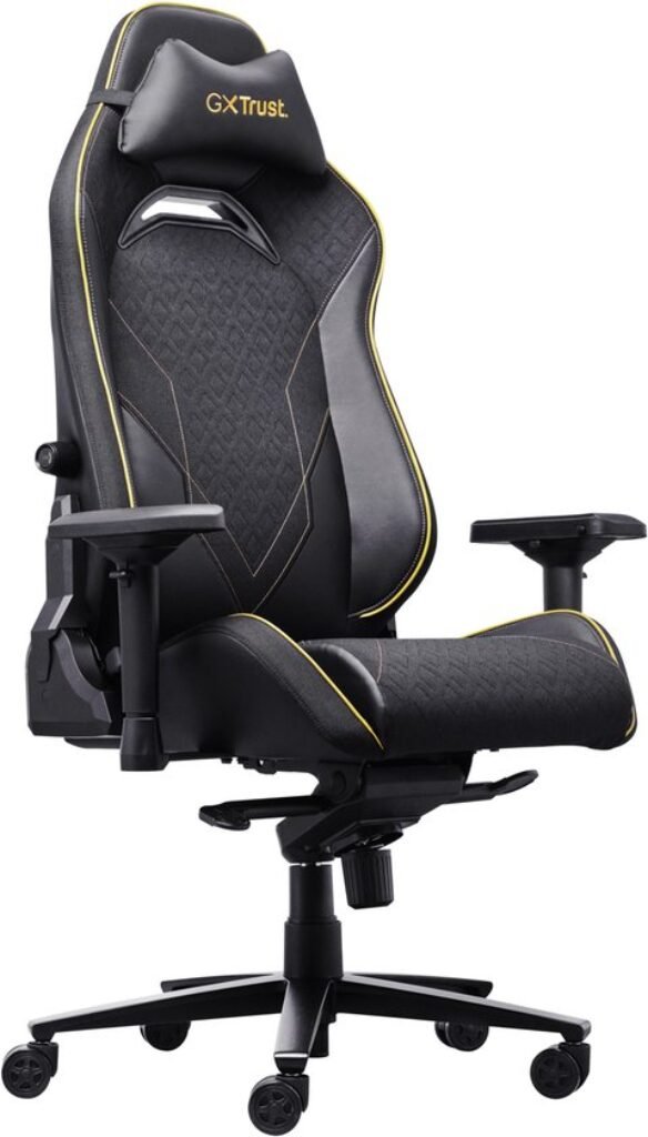 Trust GXT 721 Ruya Pro zwarte gamestoel met 4D-armleuningen