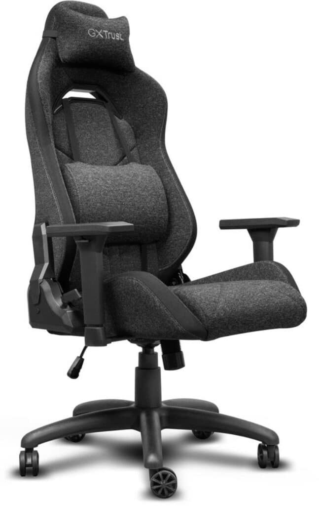 Trust GXT 723 Ruya Fabric grijze stoffen gamestoel